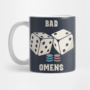 DIce BAD omens Mug